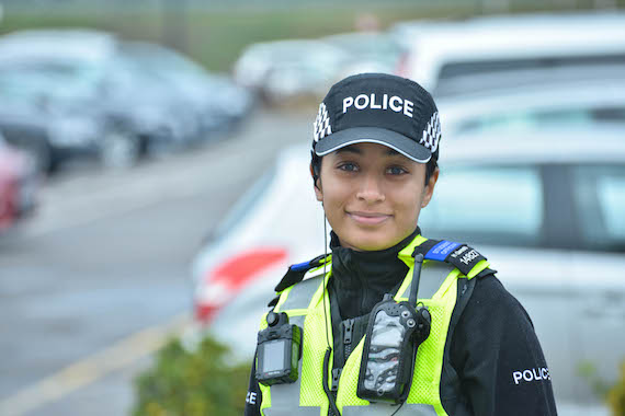 Derbyshire Constabulary Jobs | Careers Website | Asian Female Police Officer Image.JPG