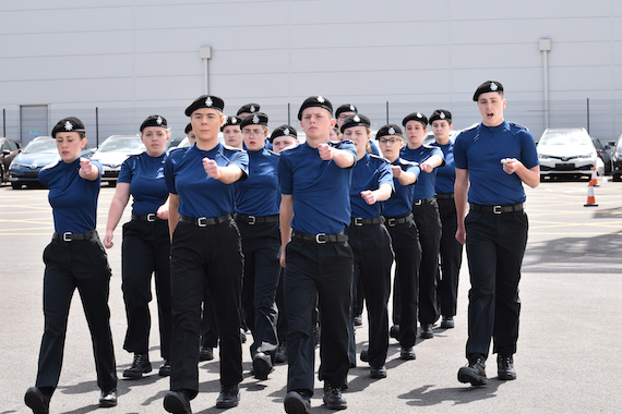 Derbyshire Constabulary Jobs - Careers Website - Cadet Marching Image.jpg