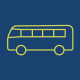 Bus and train icon