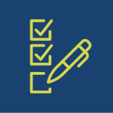 Paper with checklist icon